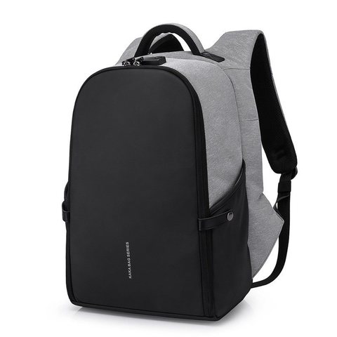 Рюкзак антивор для ноутбука 15,6 KAKA 806 чёрно-серый