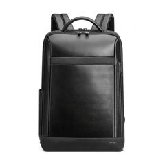 Рюкзак для бизнеса BOPAI 61-67011 нат.кожа черный