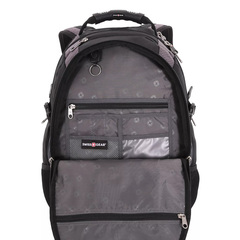 Рюкзак вместительный Swissgear чёрный/серый