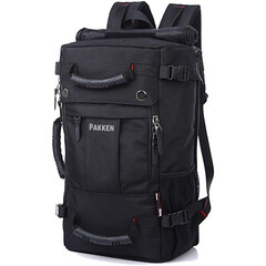Рюкзак-сумка дорожная Pakken 2030 чёрный, 30 литров
