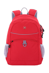 Рюкзак Wenger, красный/серый, со светоотражающими элементами, 33x17x46 см, 26л