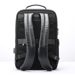 Рюкзак для бизнеса BOPAI 851-036511 нат.кожа черный (уценка)