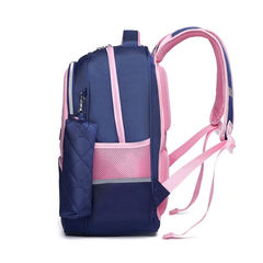 Рюкзак школьный Sun Eight 2694 синий с розовым
