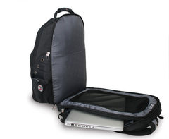 Рюкзак городской Wenger ScanSmart II серый/чёрный 36 л