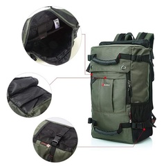 Рюкзак-сумка дорожная для путешествий КАКА 2050 зелёный