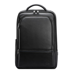 Рюкзак классический BOPAI 61-70111 нат. кожа, черный