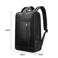 Рюкзак для ноутбука BOPAI 61-86711 нат. кожа черный