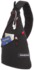Рюкзак с одним плечевым ремнем Swissgear черный/красный