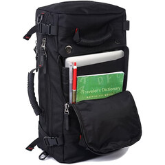 Рюкзак-сумка дорожная Pakken 2030 чёрный, 30 литров