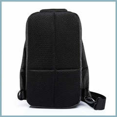 Рюкзак на одной лямке стильный KAKA 99009 тёмно-серый