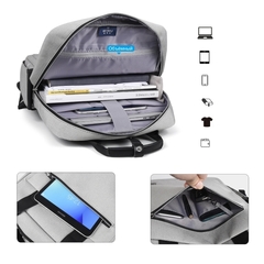 Рюкзак стильный WiWU Pioneer Pro тёмно-серый