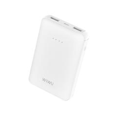 Аккумулятор WiWU JC-01 (10000 mAh, Dual USB) белый