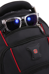 Рюкзак вместительный Swissgear 15” чёрный/красный