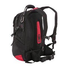 Рюкзак с поясом Swissgear 15” черный/красный
