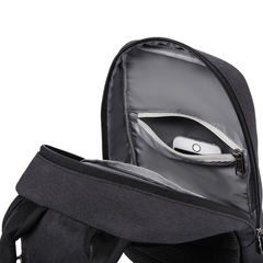 Рюкзак однолямочный КАКА 856 серо-чёрный
